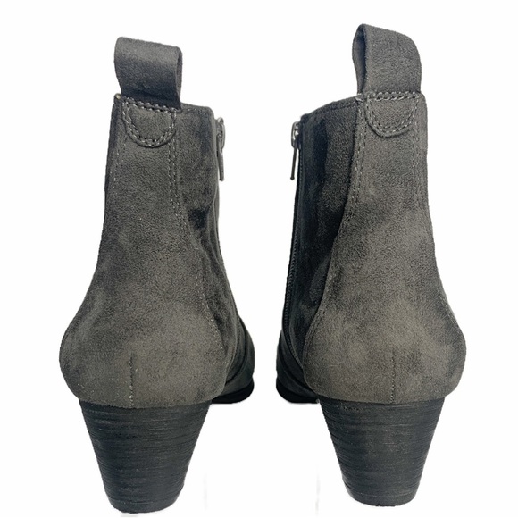 Comfortview Faux Suede Ankle Boots 11 Grey - Picture 5 of 10